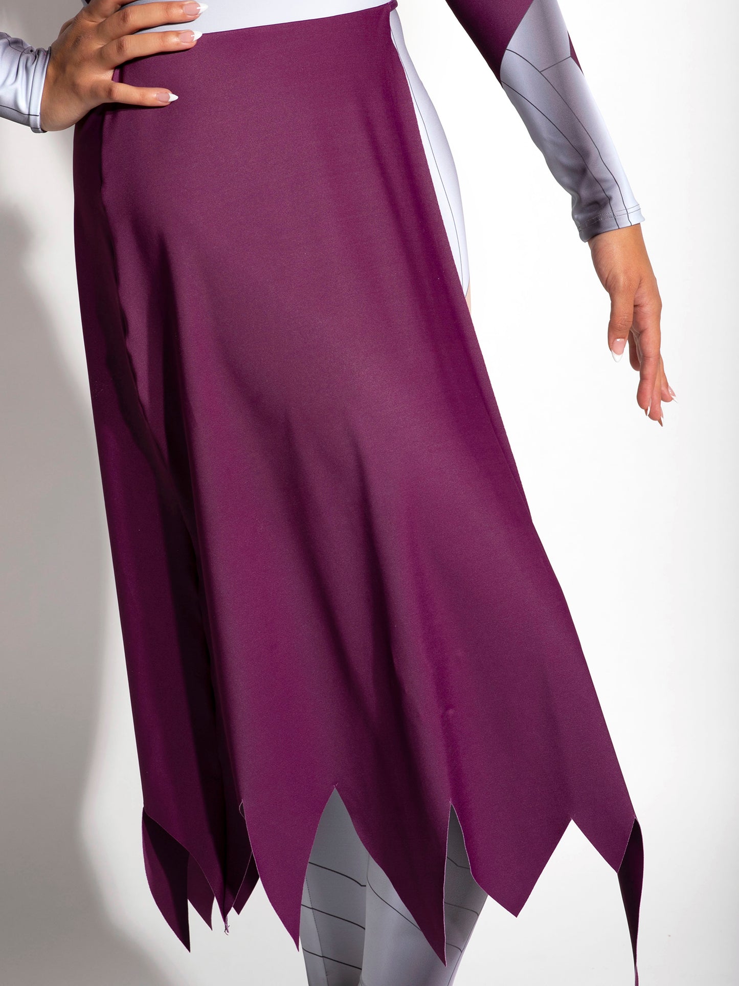 Erebus Hooded Unitard with Detachable Skirt