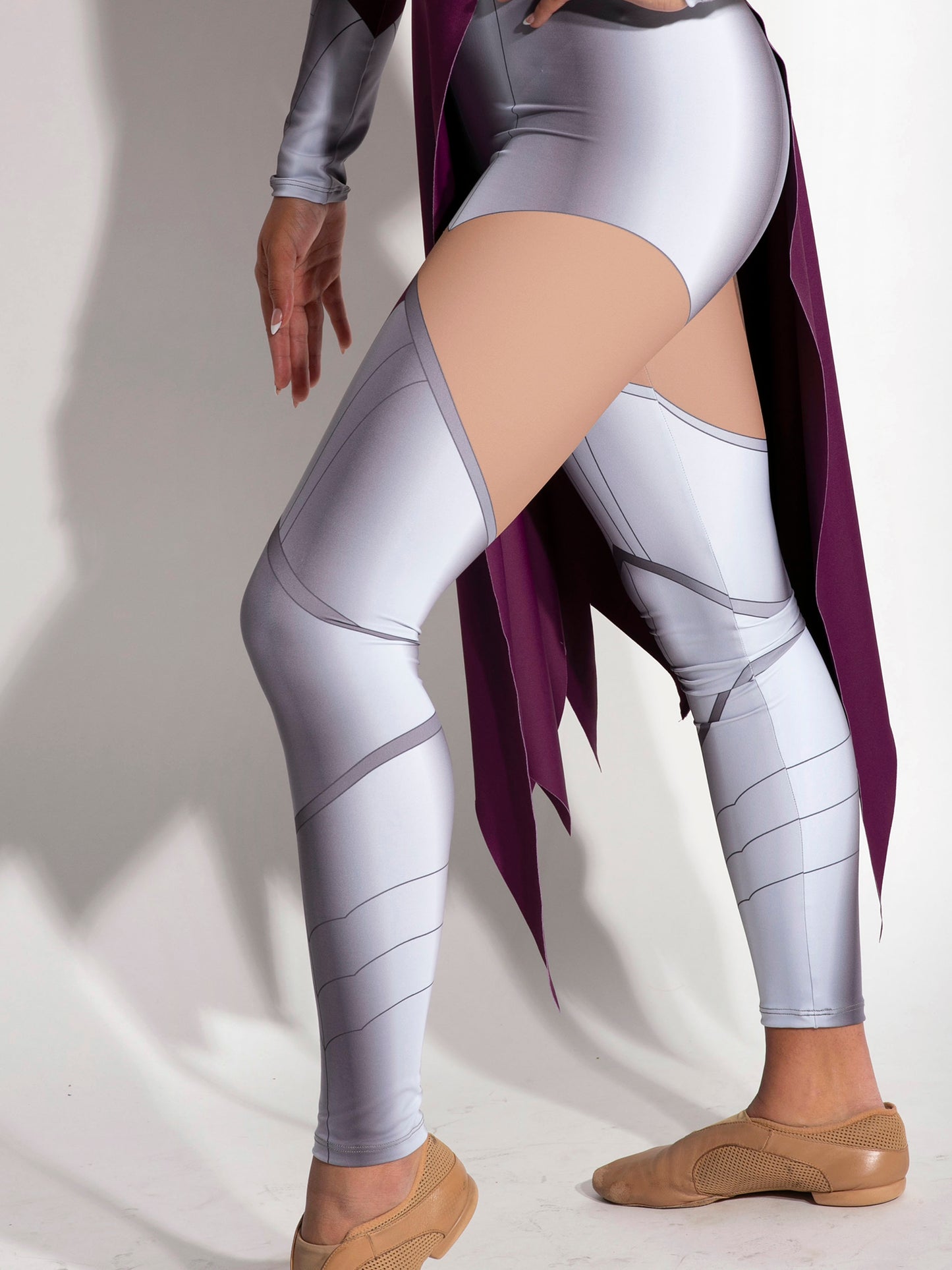 Erebus Hooded Unitard with Detachable Skirt