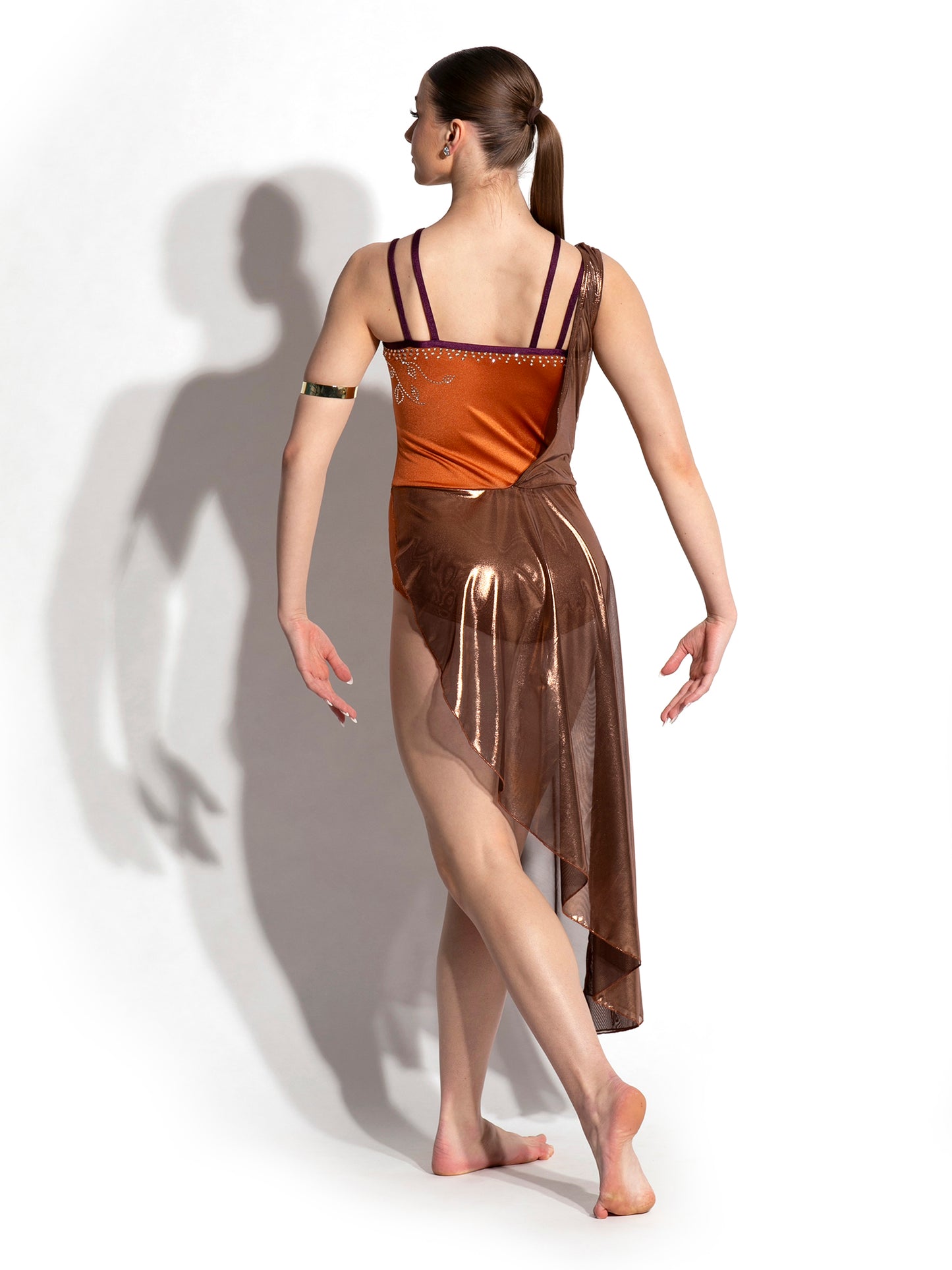 Gaia Metallic Mesh Dress