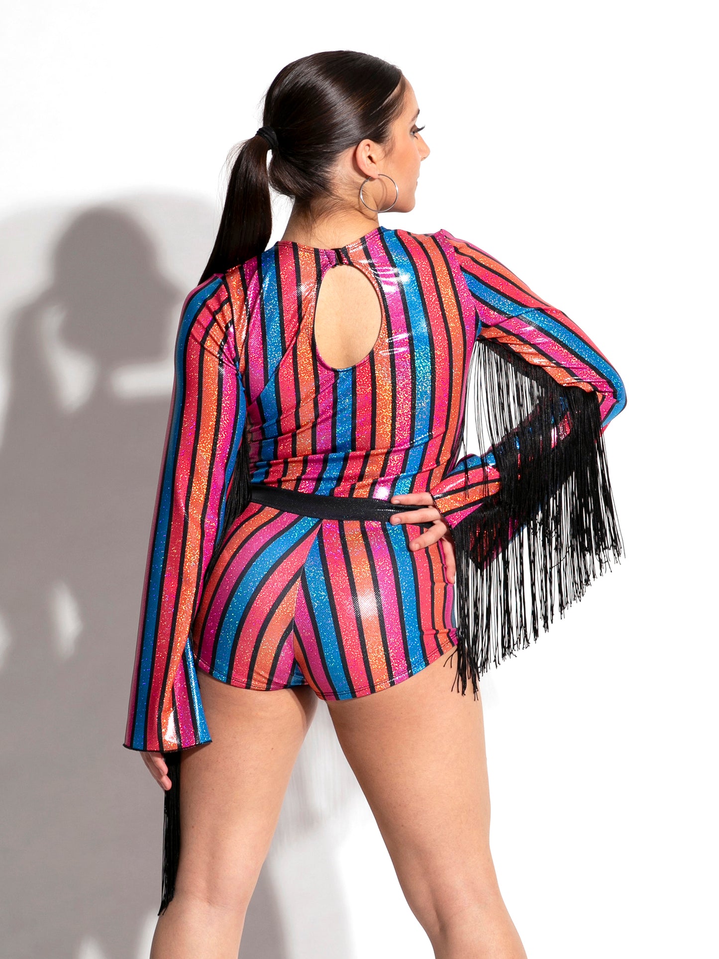 Gloria Fringe Biketard