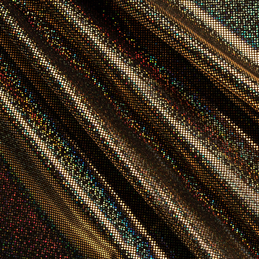 Gold/Black Sparkle Hologram