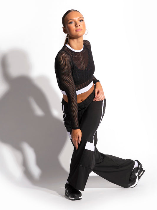 Kimberly Pop Mesh Crop Overlay
