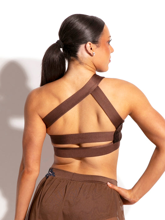 Lonny Velvet Crop with Appliques