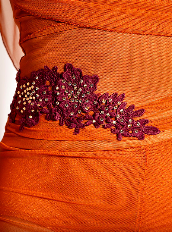 Marie Unitard with Appliques