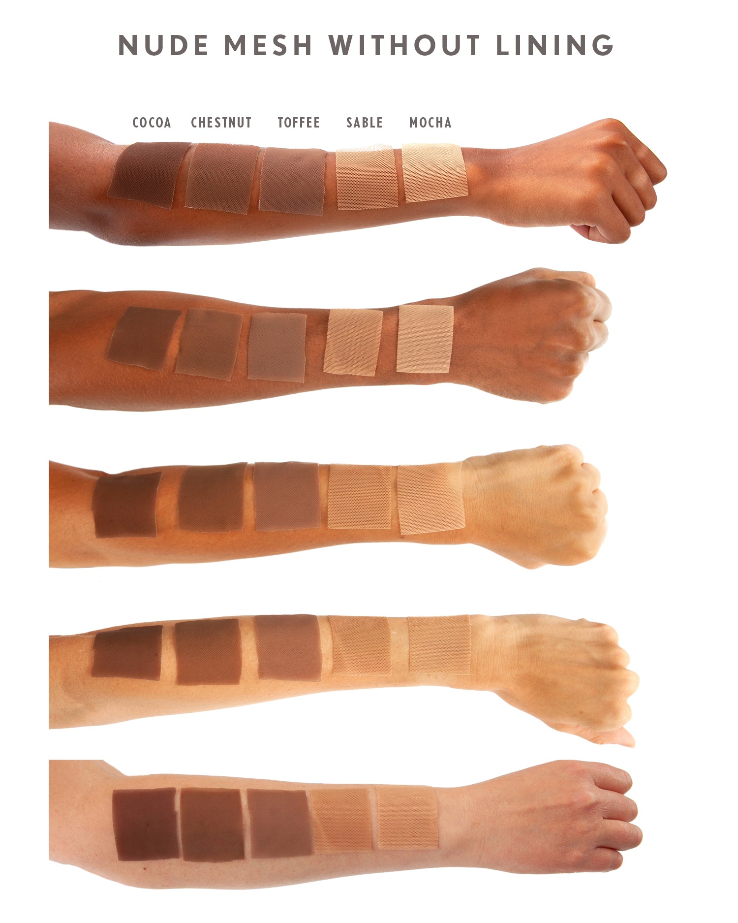 Image swatch for Toffee Nude Mesh