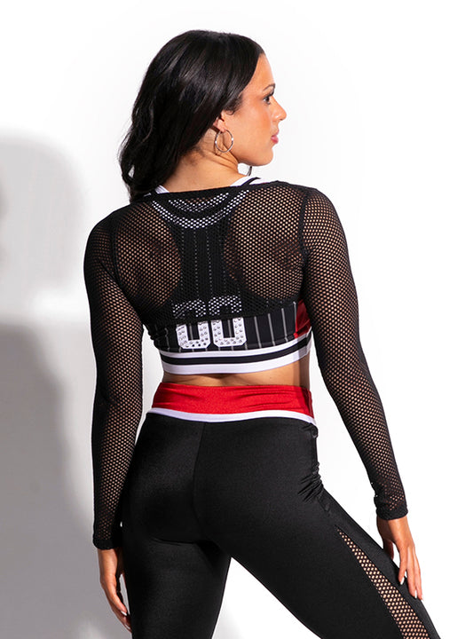 Pop Mesh Shrug