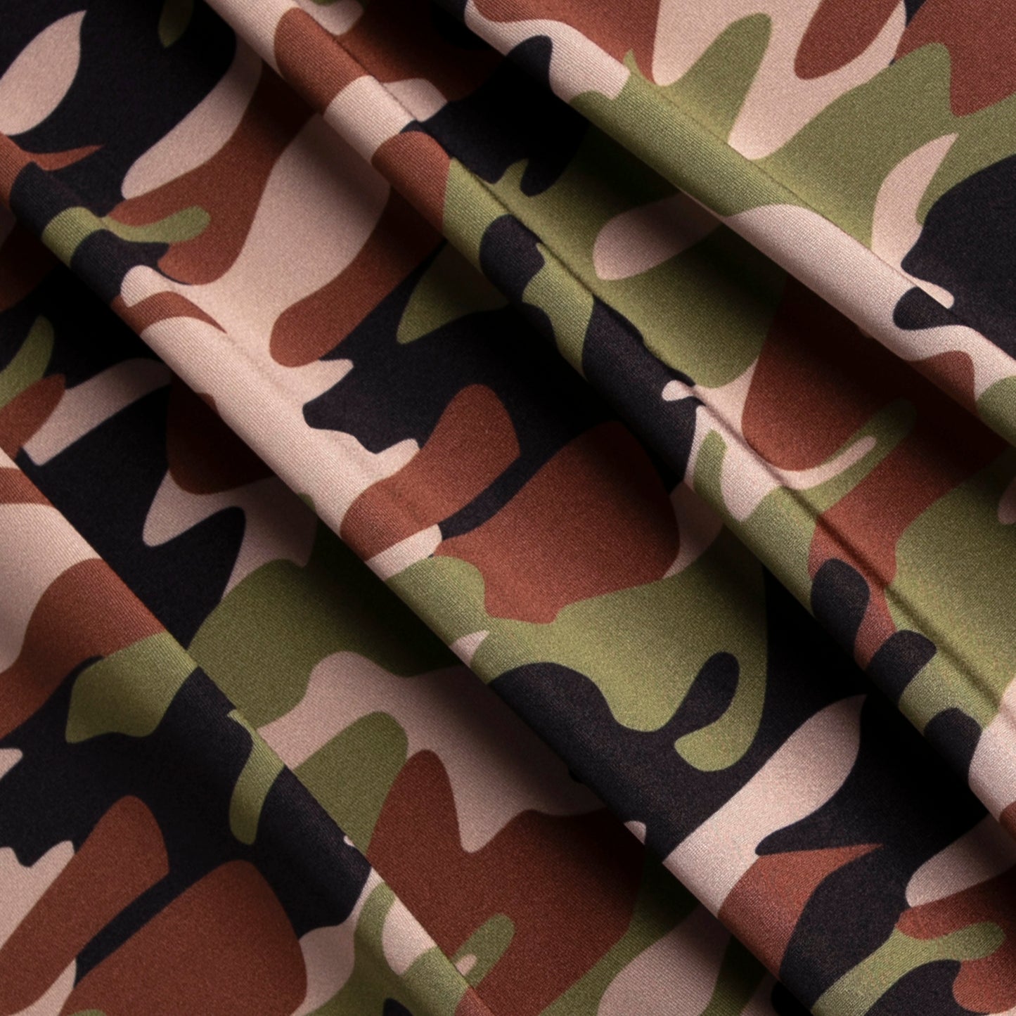 Green Camouflage Print