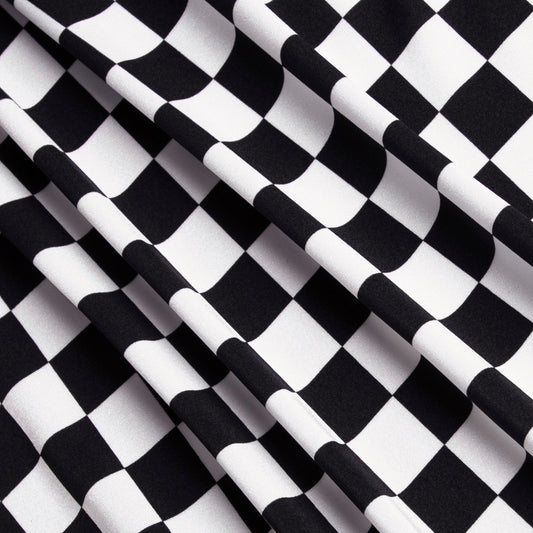 Check Black/White Print
