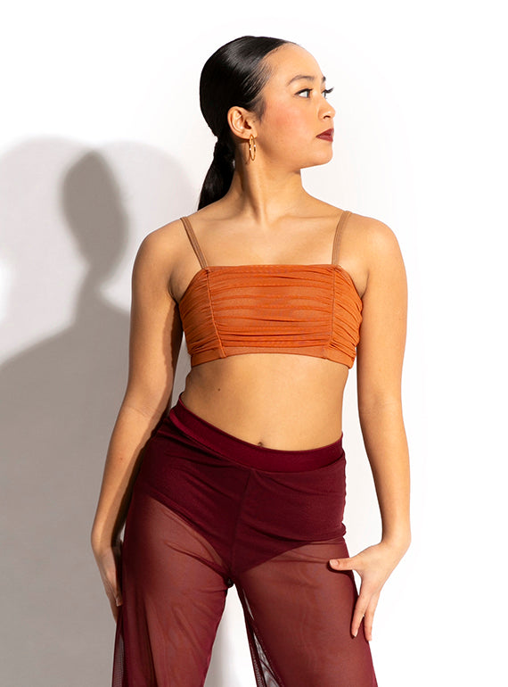 Ruched Bandeau Crop