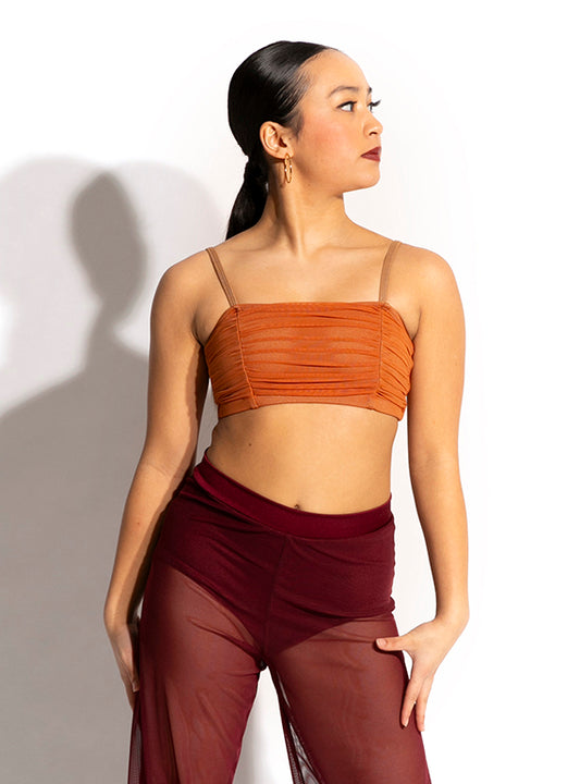 Ruched Bandeau Crop