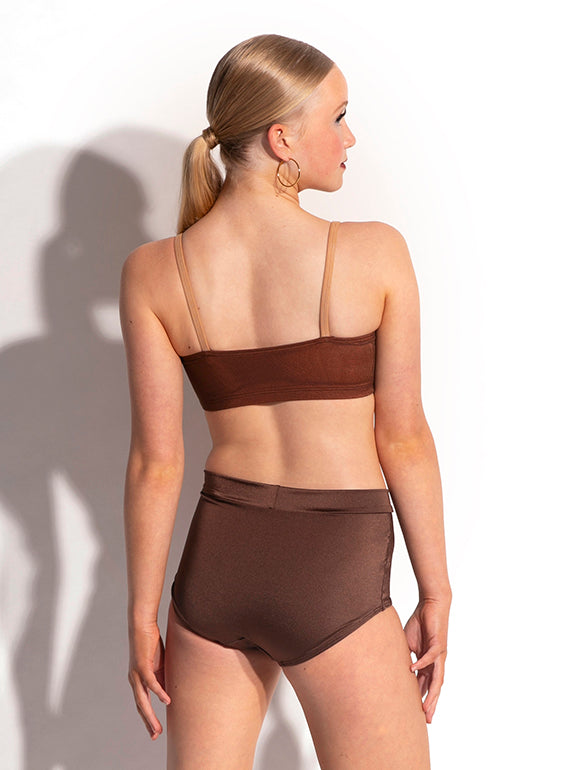 Ruched Bandeau Crop
