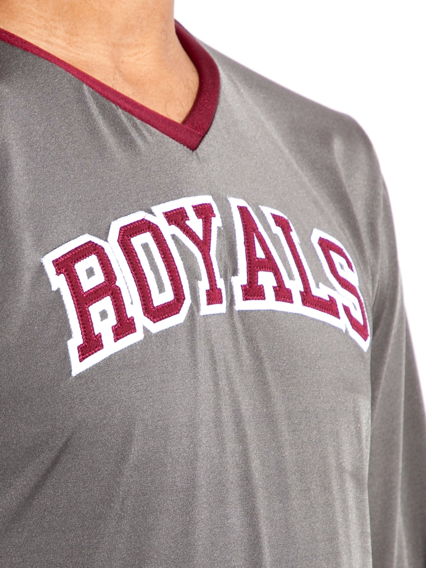 V Neck Long Sleeve Shirt - Men & Boys