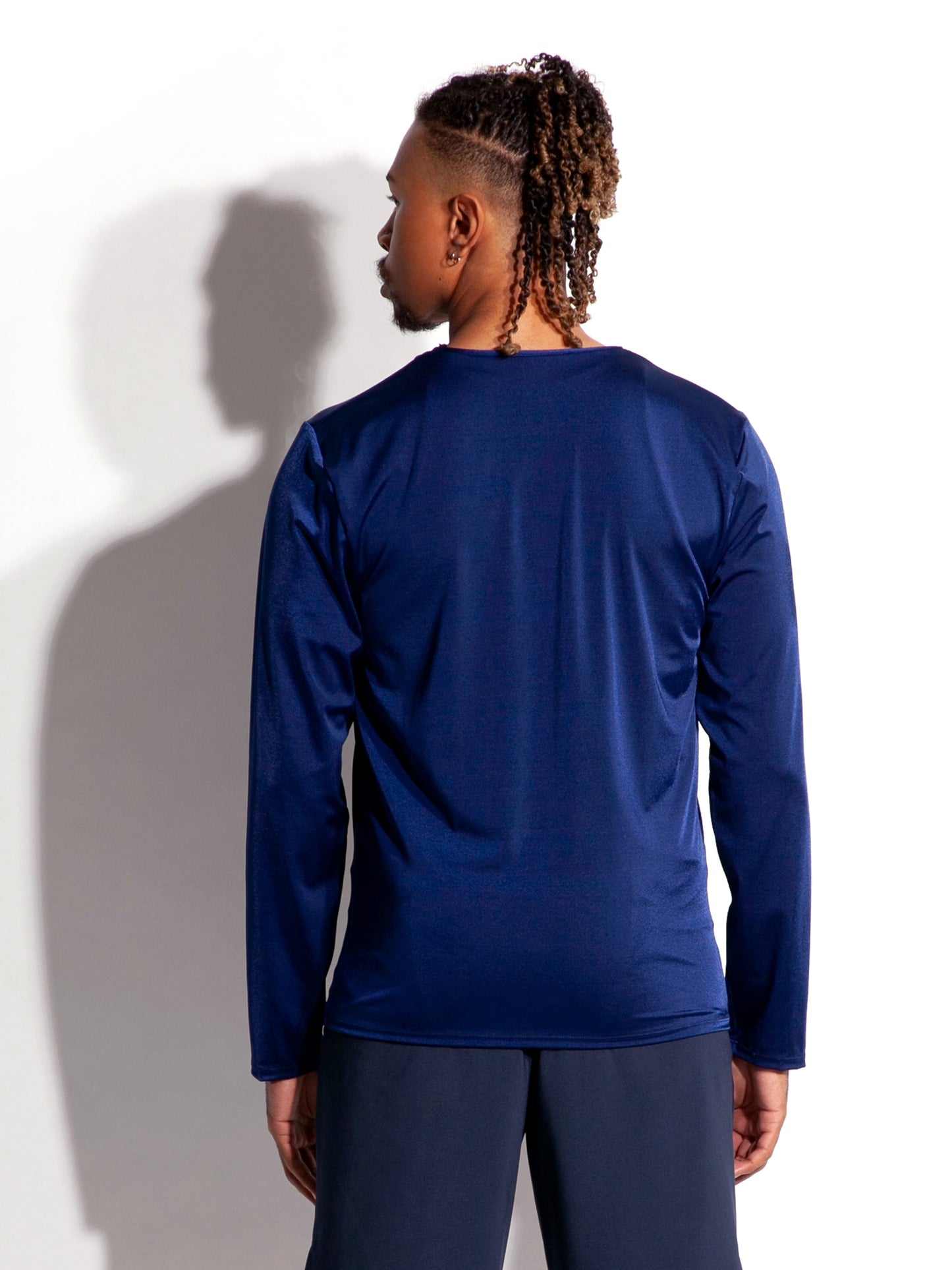 V Neck Long Sleeve Shirt - Men & Boys