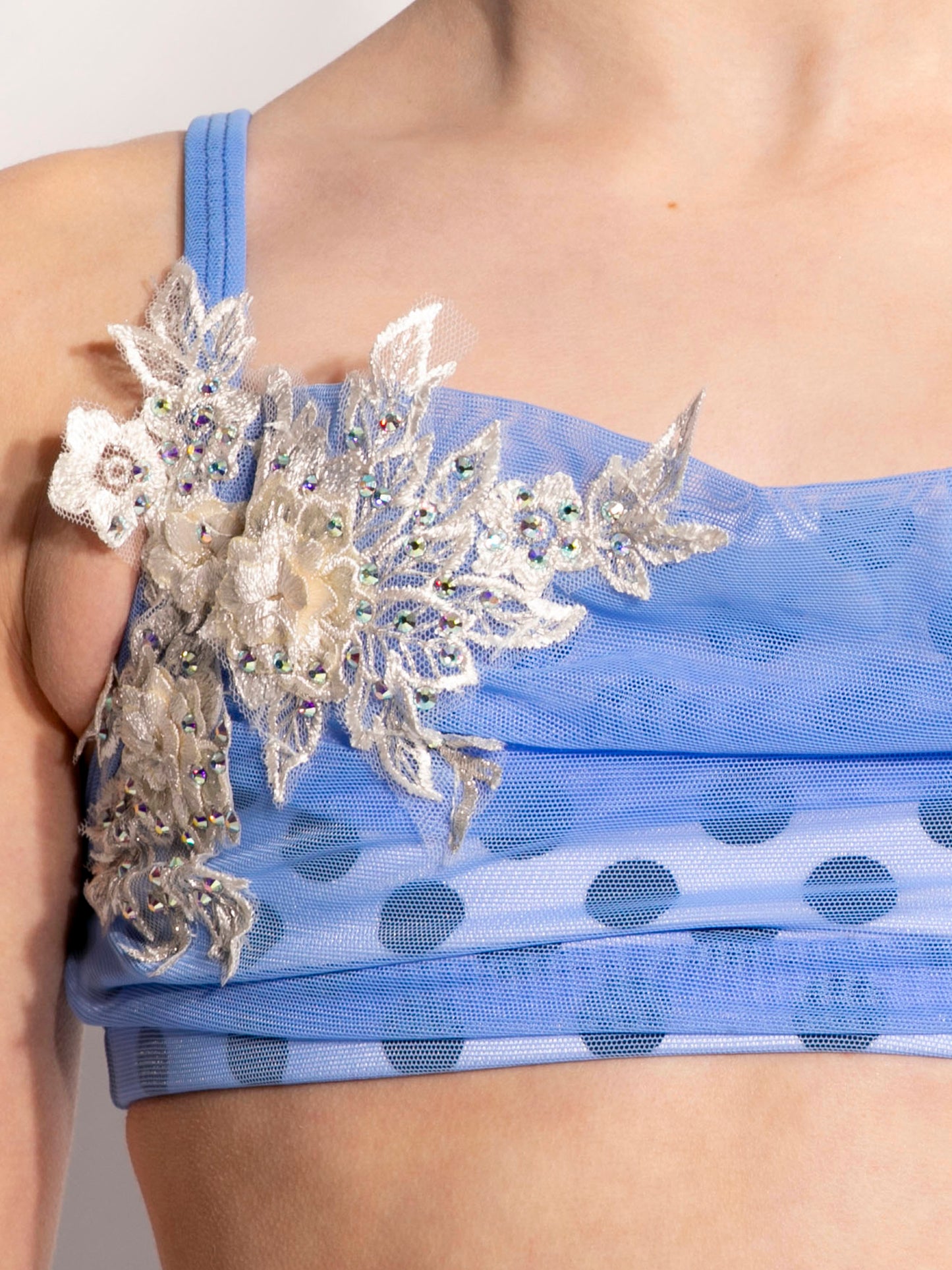 Valentina Crop With Appliques