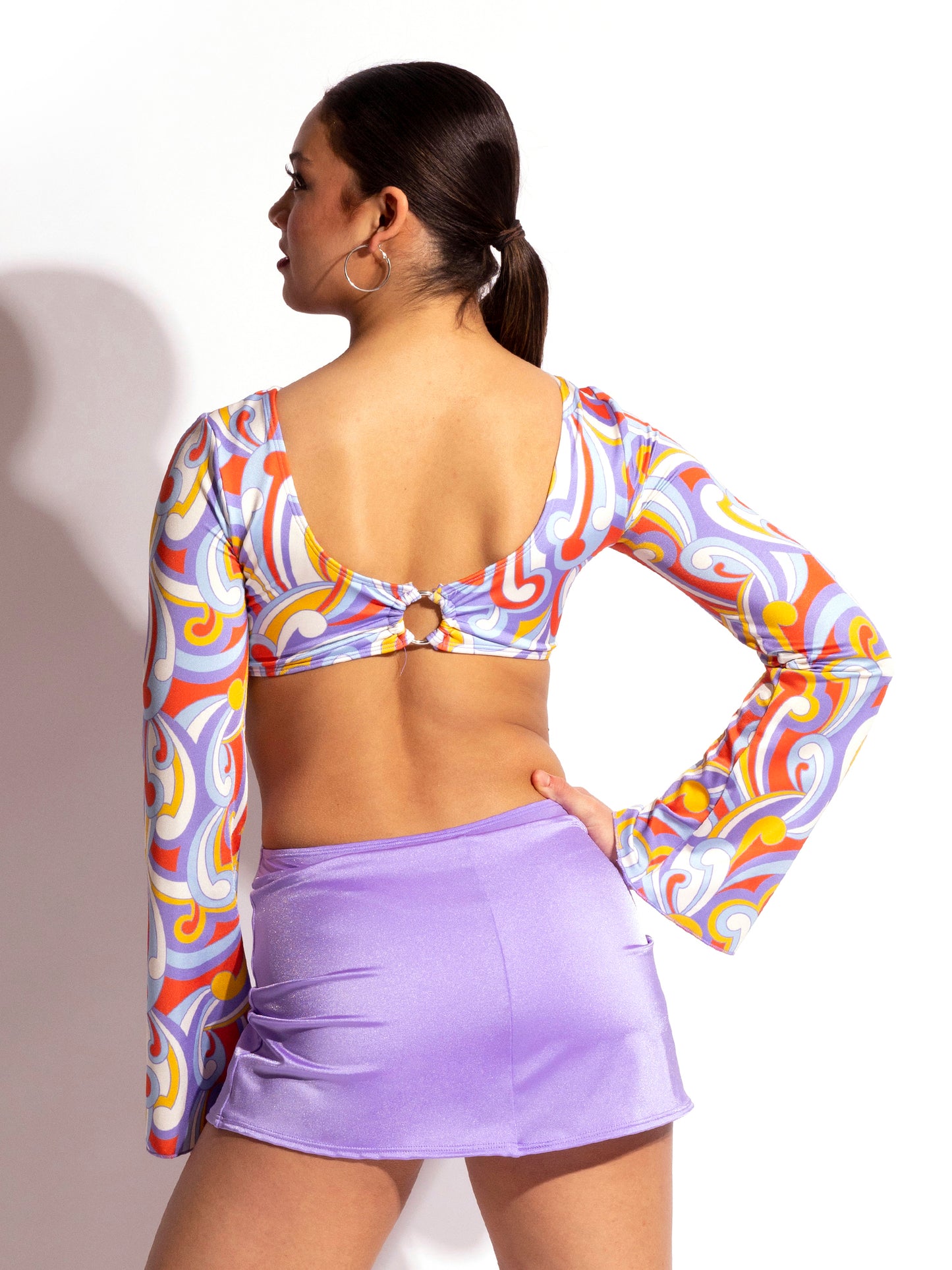 Veronica Retro Paisley Dress