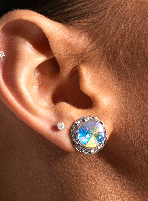 Performance Rhinestone Earrings Alternate Image 1