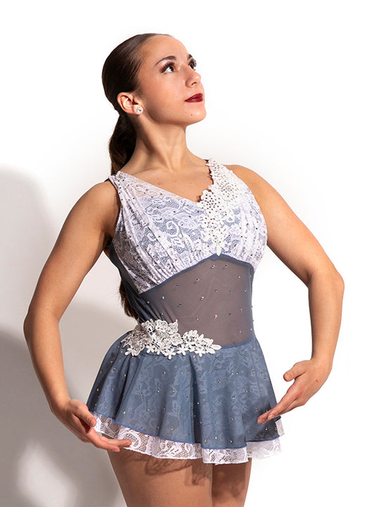 Adeline Dress with Appliques Alternate Image