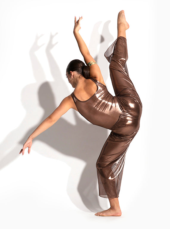 Alice Metallic Mesh Unitard Alternate Image