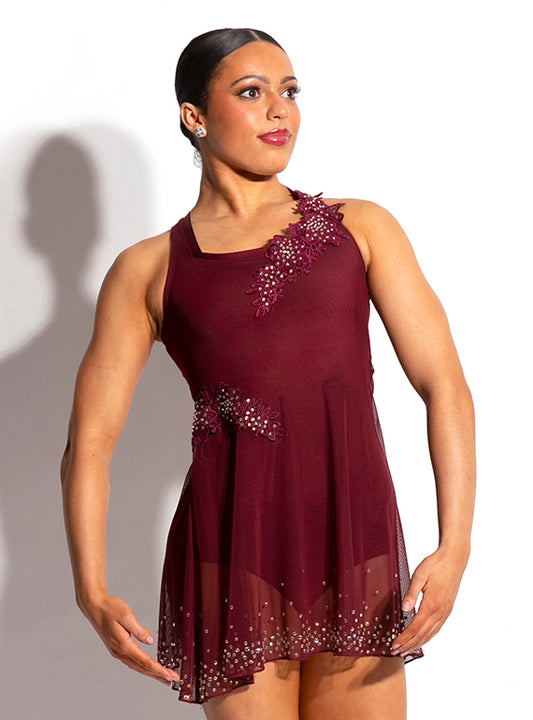 Aubrey Mesh Dress With Appliques Alternate Image