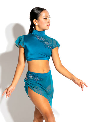 Audrey Crop With Appliques