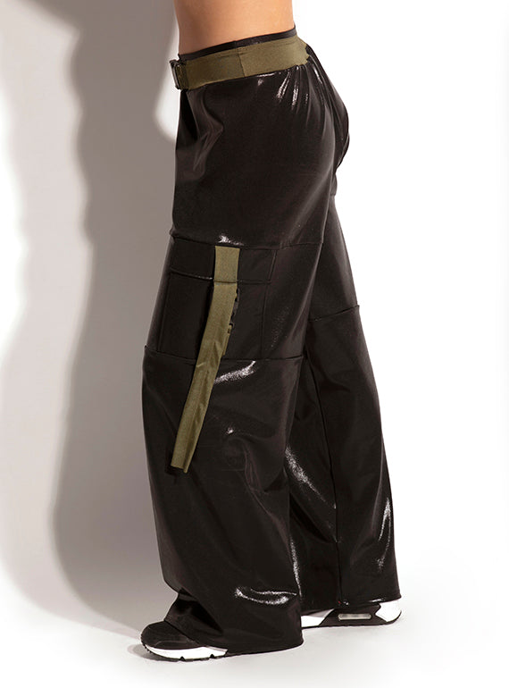 Buckle Shine Cargo Pants Alternate Image 1