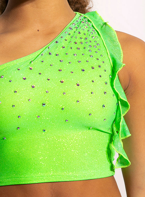 Cely Glitter Mesh Long Line Alternate Image 3