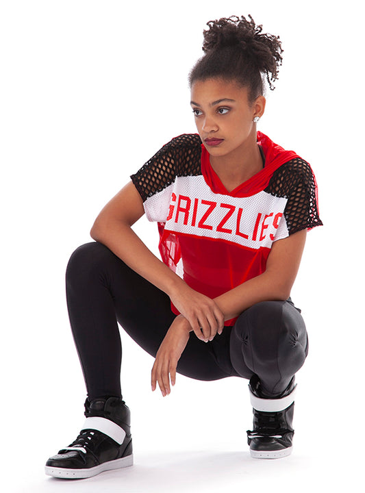 Cropped Vista Mesh Hoodie Primary Image