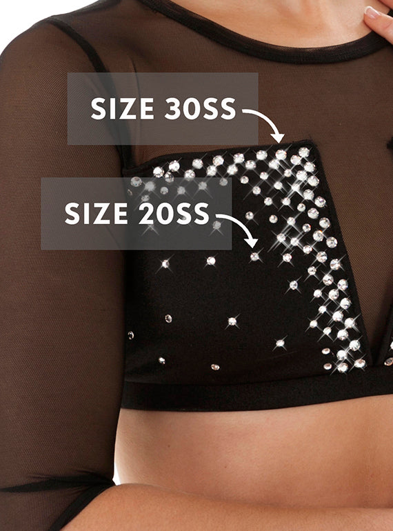 Crystal Rhinestones - Size 30ss - 144 Count Alternate Image