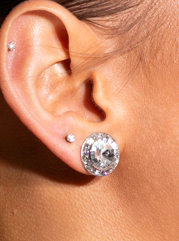 Performance Rhinestone Earrings Alternate Image 2