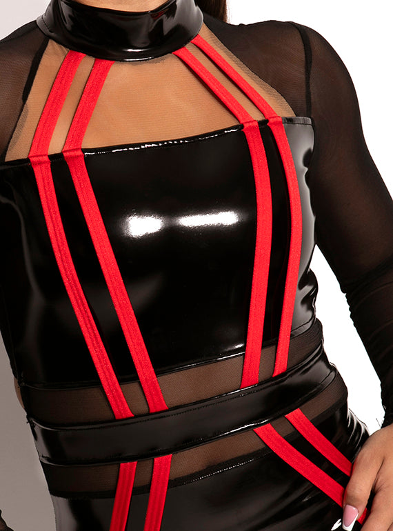 Enigma Liquid Leotard Alternate Image 1