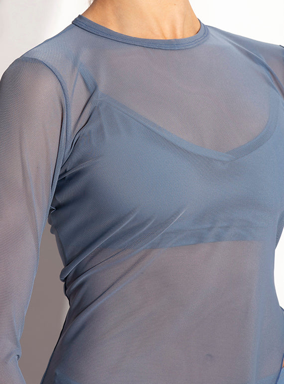 Evita Mesh Dress Overlay Alternate Image 4