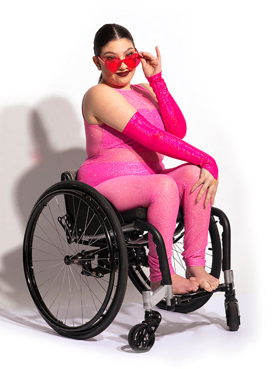 Francine Glitter Mesh Unitard Alternate Image