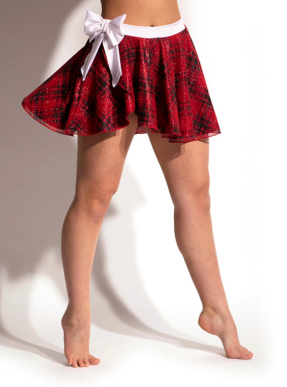 Ginger Glitter Mesh Wrap Skirt Alternate Image