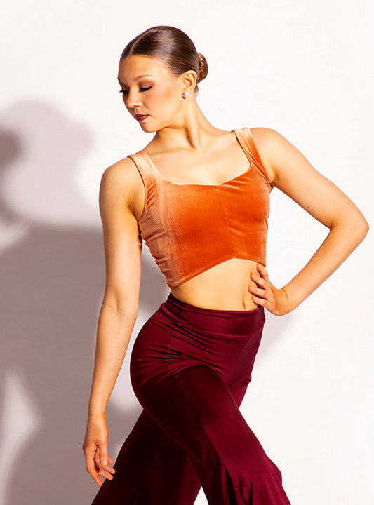 Hannah Velvet Crop Alternate Image