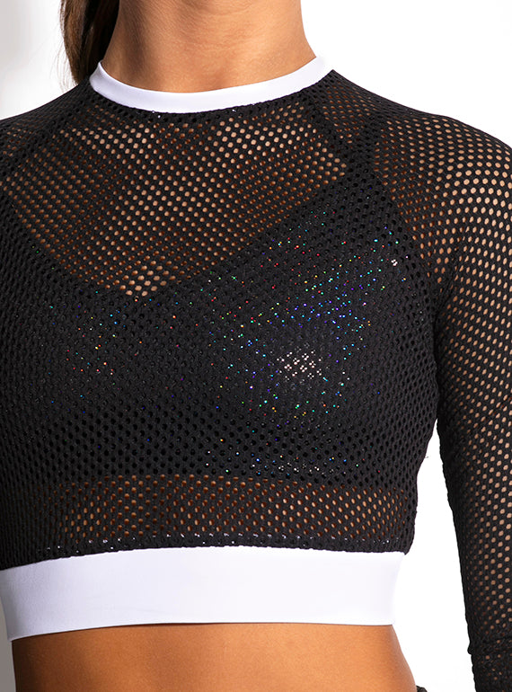 Kimberly Pop Mesh Crop Overlay Alternate Image 2