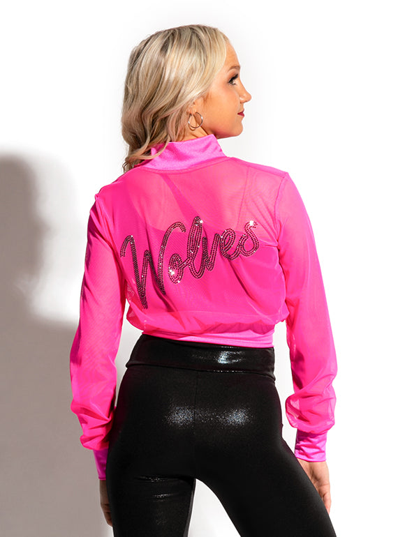 Mesh Cropped Jacket Alternate Image 2