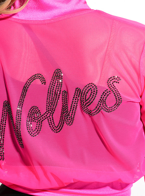 Mesh Cropped Jacket Alternate Image 4