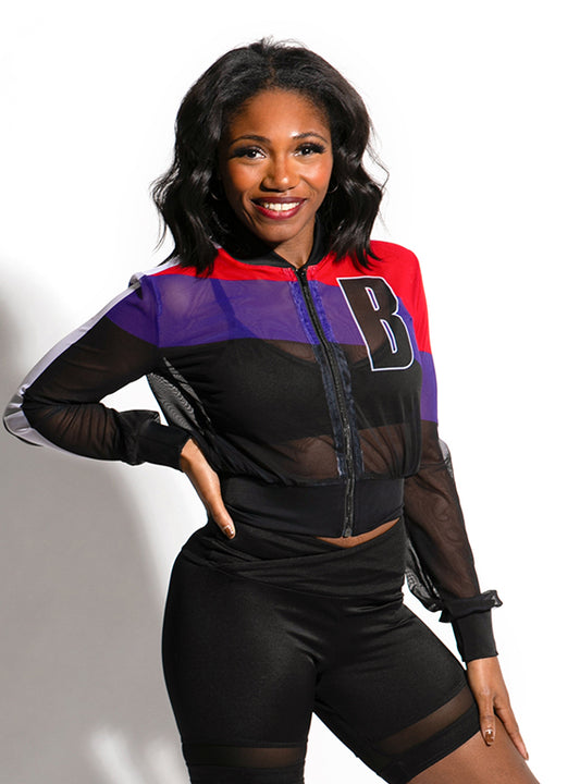 Nova Mesh Cropped Jacket Alternate Image