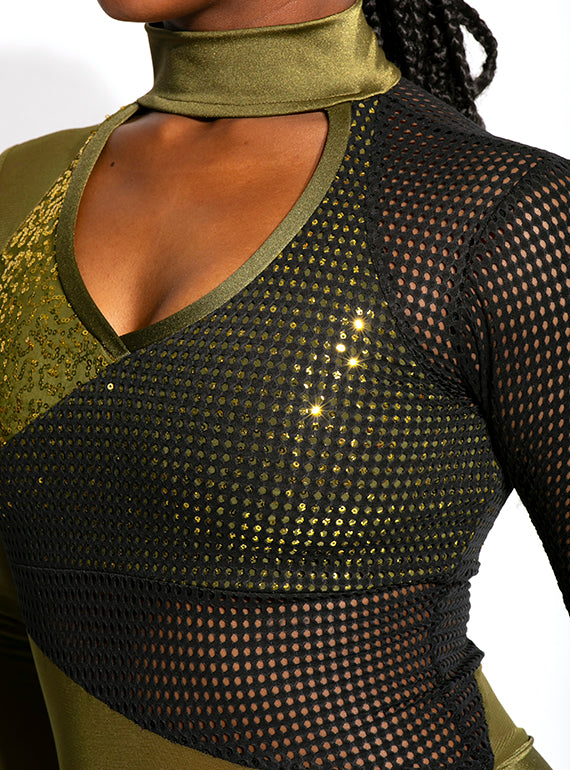 Rhiannon Pop Mesh Unitard Alternate Image 3