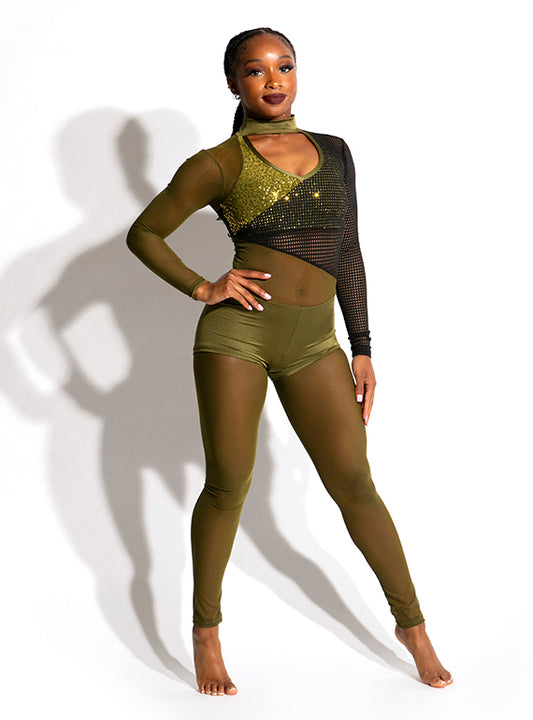 Rhiannon Pop Mesh Unitard Alternate Image