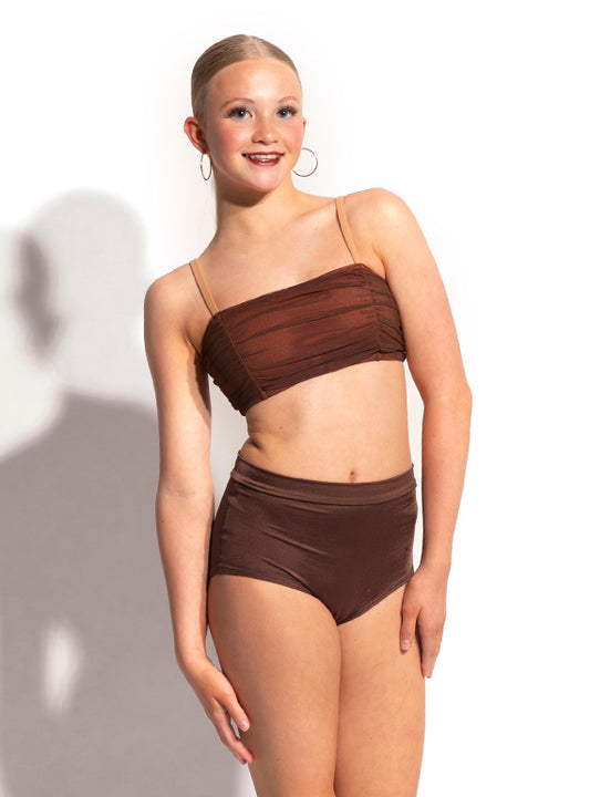 Ruched Bandeau Crop Alternate Image 2