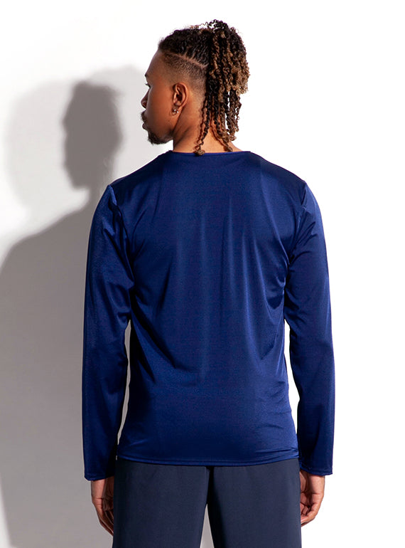 V Neck Long Sleeve Shirt - Men & Boys Alternate Image 5
