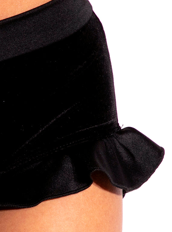 Velvet Ruffle Brief Alternate Image 4