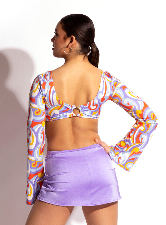 Veronica Retro Paisley Dress Alternate Image 2