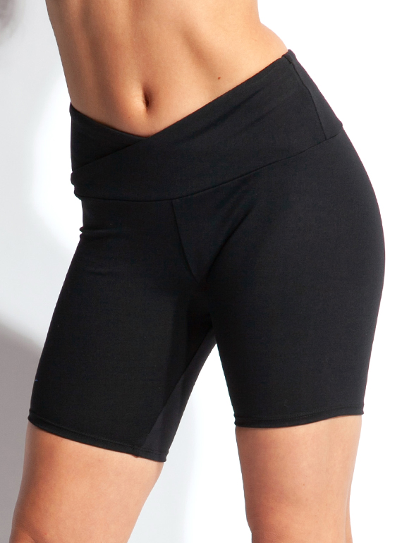 Biker Shorts with Wrap Band