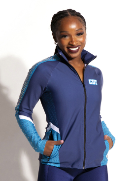 Dance team jackets with rhinestones best sale